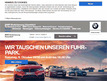 Tablet Screenshot of bmw-duesseldorf.de